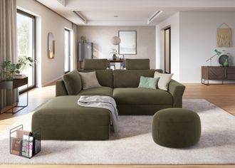 Sit&more Ecksofa »Cadabra L-Form« Breite 243 cm, inklusive Sitztiefenverstellung