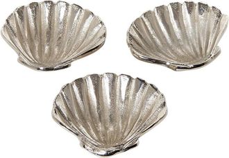 Two's Company Set Of 3 Shell Tidbit Dishes