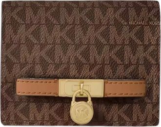 Michael Kors Portafoglio Bifold Piccolo Compatto Hamilton Moderne - - Accessories - Donna - Marrone - ONE SIZE