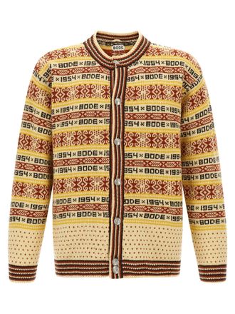 Bode Multicolor Wool Mens Cardigan
