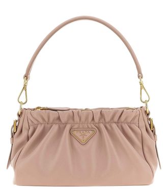 Prada Pink Logo Small Shoulder Bag