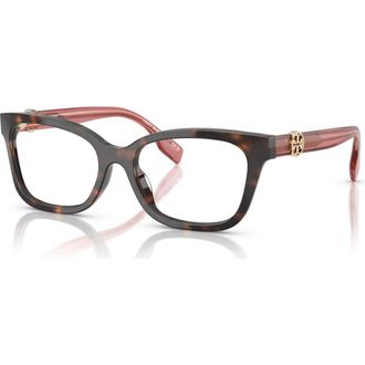 Tory Burch 49mm Square optical glasses in Tortoise at Nordstrom
