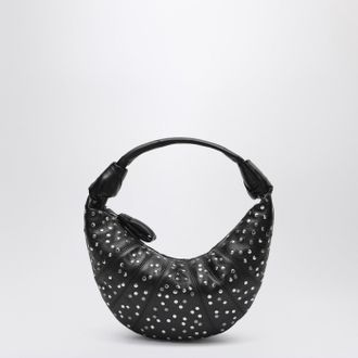 Christophe Lemaire Brown Fortune Croissant-Tasche mit Nieten