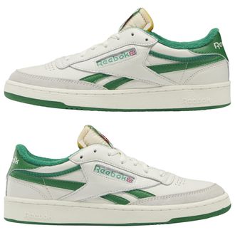 Reebok Men Club C Revenge Vintage Sneaker, Chalk/Paperwhite/Glen Green, 7