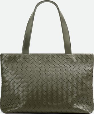 Bottega Veneta Small Intrecciato Zipped Tote - Bottega Veneta