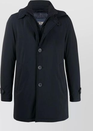 Herno down single breasted coat