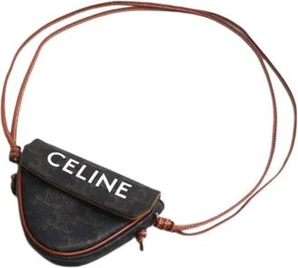Celine Pre-owned Vintage Schoudertas - Dames - Vintage Schoudertas - Bruin - ONE Size - Leer - Vintage