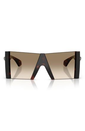 Versace 137mm Square Sunglasses in Havana /Yellow Gradient Brown at Nordstrom
