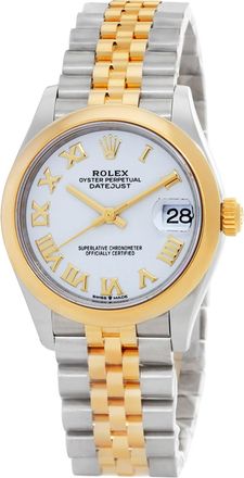 Rolex Datejust 31 White Dial Automatic Ladies Steel and 18kt Yellow Gold Jubilee Watch 278243WRJ