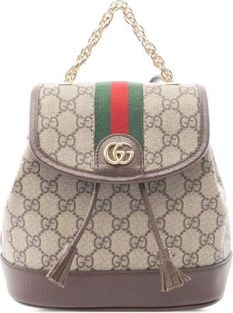 Gucci Pre-owned Gucci GG Supreme Web Ophidia Backpack Ladies QHOR4P1MF5FYUD6H