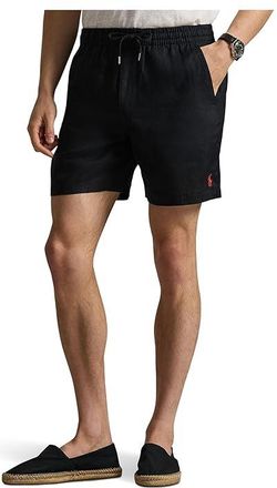 Polo Ralph Lauren 6 Polo Prepster Linen Shorts Mens Shorts Polo Black : 2XL 6