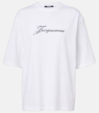 Jacquemus Logo cotton-blend jersey T-shirt