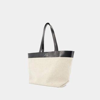 Ami Bauchtaschen - East West Logo Tote Bag - Gr. unisize - in Beige - f&uuml;r Damen