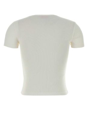Diesel Womens White Stretch Cotton T-Elle T-Shirt 141 Co Ea