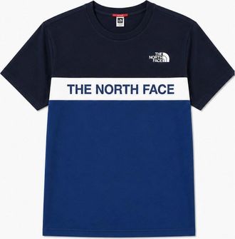 The North Face Mens The North Face Mens Colour Block T Shirt in Navy - Size: 36