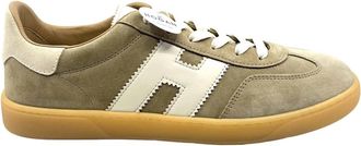 Hogan H6470 Sneakers - Heren - Sneakers - Beige - 40 1/2 EU - Su&egrave;de - Schoenen