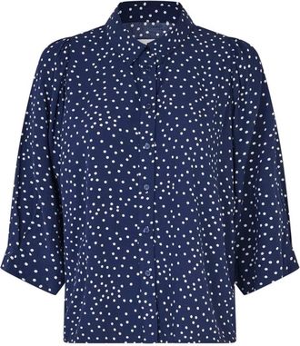 Lollys Laundry Shirts - Dames - Overhemden - Blauw - M - Overhemden