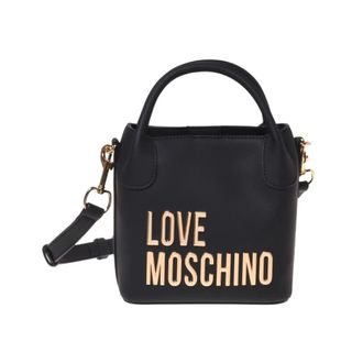 Love Moschino Dames, Tassen, Zwart, Maat: ONE Size Leer