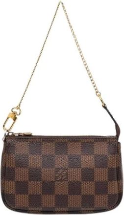 Louis Vuitton Pre-owned Mini Bags, female, Brown, Size: ONE SIZE Pre-owned Canvas Mini Bag