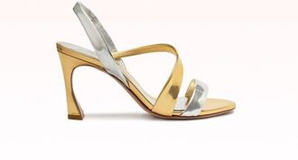 Alexandre Birman Womens Calc-ssm Baby Specchio - Mustard Leather - Size EU 40