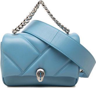 Bulgari Pre-owned Bvlgari Mini Leather Serpenti Cabochon Satchel Ladies AV596TSGWA7EPM6W