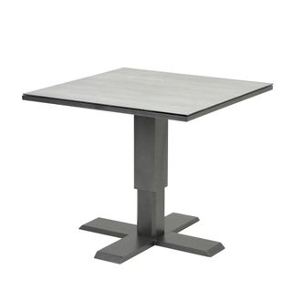 ED&Egrave;N JARD&Iacute; Mesa auxiliar elevable cristal templado antracita
