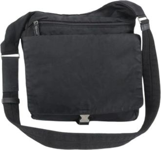 Prada Pre-owned Cross Body Bags, male, Black, Size: ONE SIZE Pre-owned Vintage Shoulder Bag