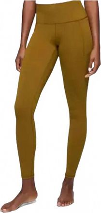 Prana Luxara Pocket Legging In Retro Olive