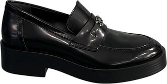 Casadei Mocassino - Dames - Loafers - Zwart - 36 EU - Leer - Schoenen