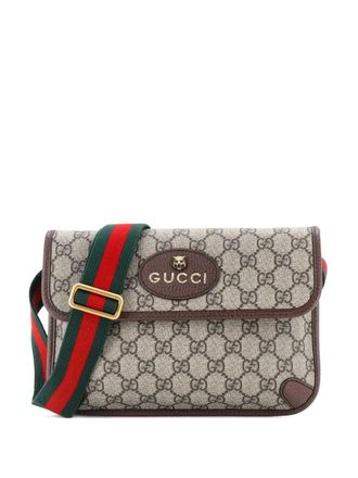 Gucci Neo Vintage Flap GG Coated Canvas belt bag - women - Fabric - One Size - Brown