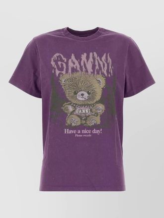 Ganni cotton t-shirt