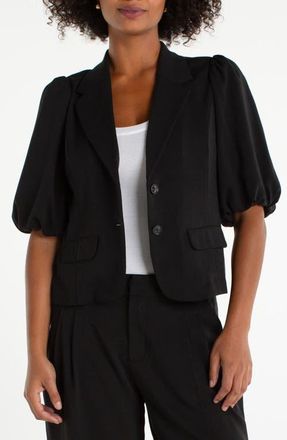 Liverpool L.A. Balloon Sleeve Blazer in Black at Nordstrom, Size X-Large