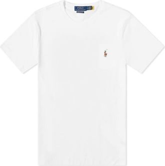 Polo Ralph Lauren Mens Logo Embroidered T-Shirt, Size Small