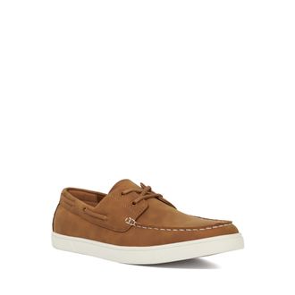 Dune London Mens Blizard - Lace-Up Boat Shoes - Brown - Size UK 12