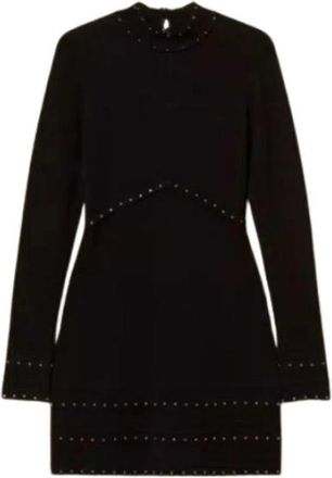 Twinset Twin-set Jurken - Dames - Korte kleedjes - Zwart - S - Kleedjes