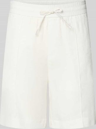 HUGO BOSS Straight Fit Chinoshorts aus Leinen-Lyocell-Mix Modell CINO in Offwhite, Gr&ouml;&szlig;e XXL