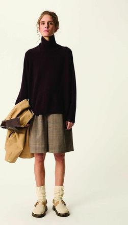 des petit hauts Wollen trui met opstaande kraag, ARAMIS