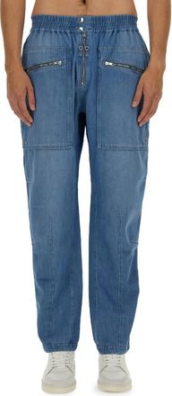 Isabel Marant Jelson Straight Jeans - Heren - Loose Fit Jeans - Blauw - S - Katoen - Jeans
