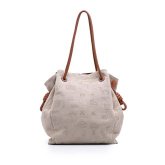 Loewe Lettertype Tote Canvas Tas