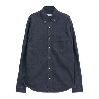 Filippa K Klassieke Denim Shirt Rinse Finish - Heren - Spijkeroverhemden - Blauw - XL - Denim - Overhemden