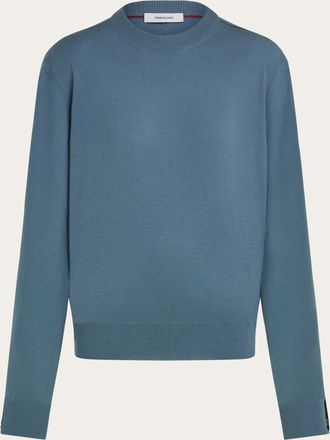 Ferragamo Donna Maglia a manica lunga con nastro Verde