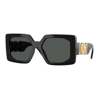 Versace Stijlvolle zonnebril in zwarte tint - Dames - Zonnebrillen - Zwart - 55 MM - Accessoires