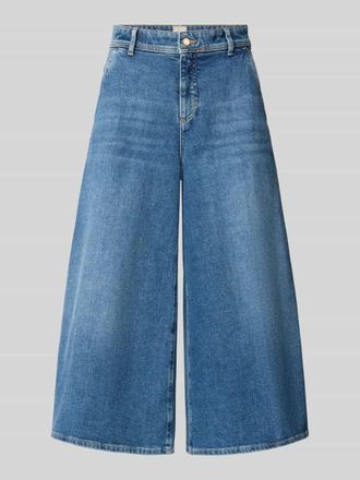 Brax Brax Regular Fit Culotte aus Baumwoll-Mix Modell Melli S in Jeansblau, Gr&ouml;&szlig;e 40