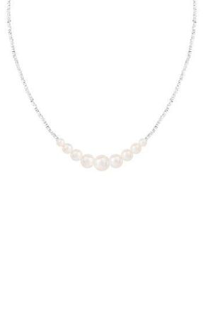 Splendid Pearls Freshwater Pearl Necklace in White at Nordstrom Rack