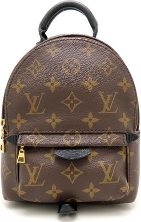 Louis Vuitton Monogram Brown Canvas Backpack (Pre-Owned)