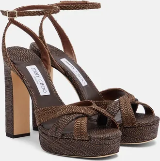 Jimmy Choo London Kove woven platform sandals