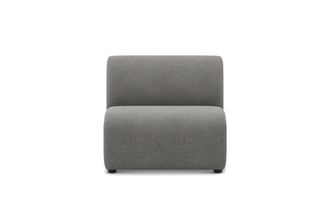 Castlery Auburn Armless Sofa Customized, Dark Grey, Spill Resistant, Modular for Sofas, Castlery Furniture