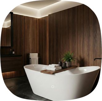 Rea Espejo Rea Top 70x70 Transparent 70x70 Led