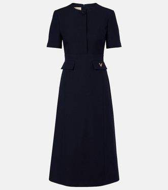 Valentino Abito midi VGold in Crepe Couture