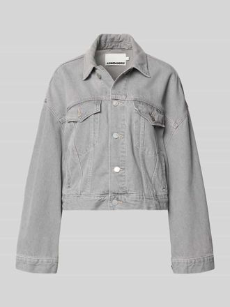 Armedangels Armedangels Oversized Jeansjacke aus Lyocell-Baumwoll-Mix Modell PAASITHE in Mittelgrau, Gr&ouml;&szlig;e XL